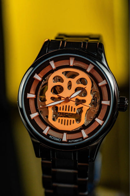 RELOJ KOSMO K820F SKULL AUTOMATICO