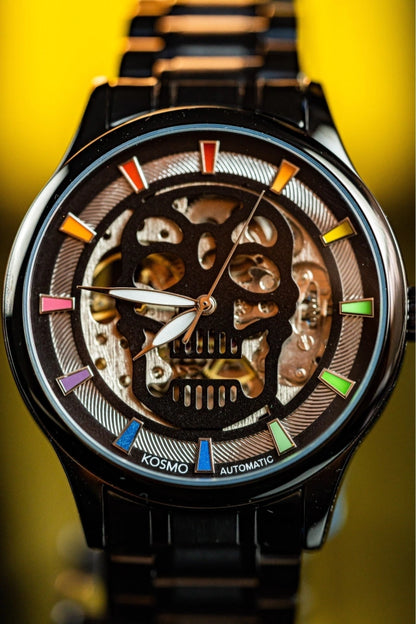 RELOJ KOSMO K820F SKULL AUTOMATICO