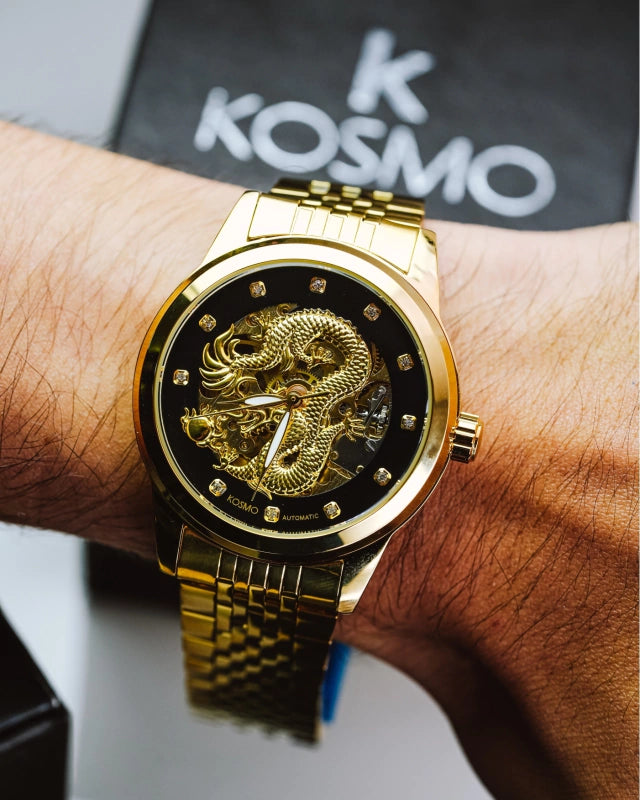 RELOJ KOSMO K9006 DRAGON AUTOMATICO