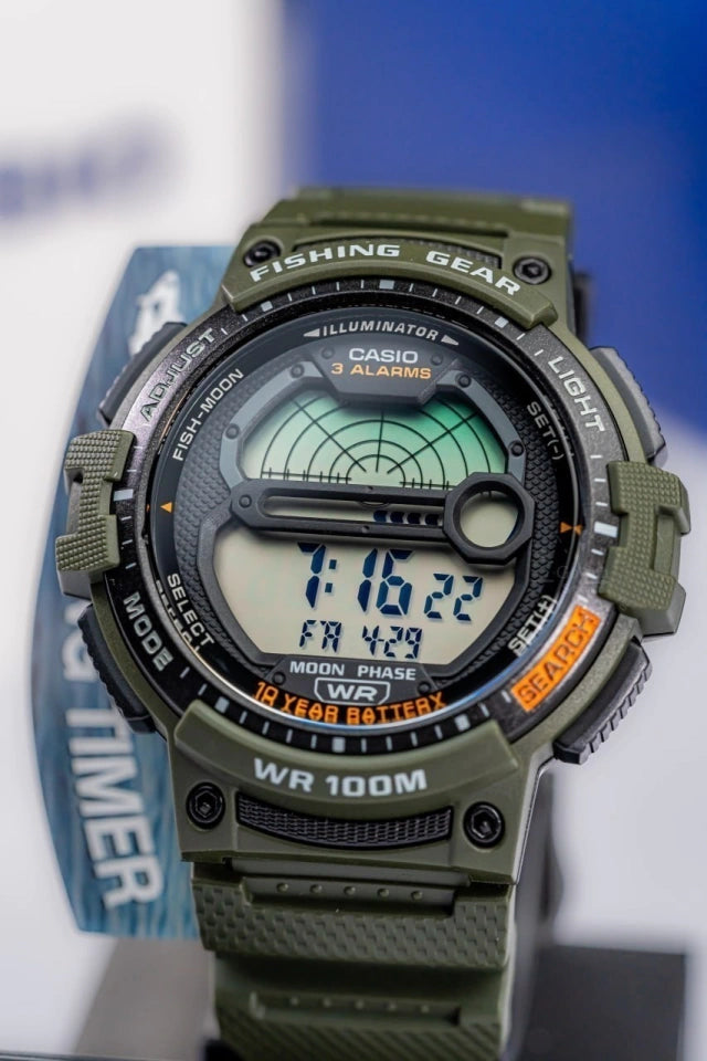 Reloj Casio WS-1200H-3AV FISHING GEAR