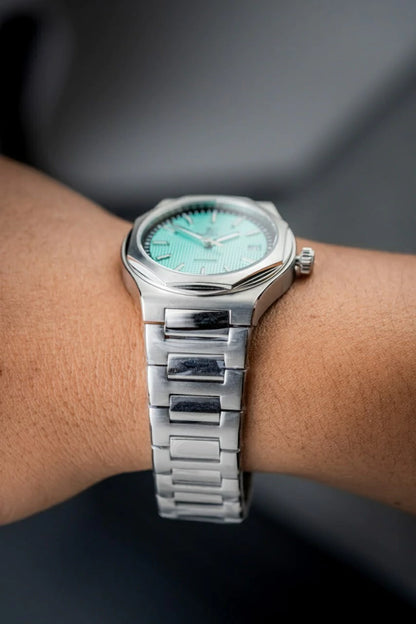 Reloj Kosmo 609-7 Reloj Kosmo 609-7– Acero 316L Plateado, Cristal Zafiro, Esfera Azul, 5ATM