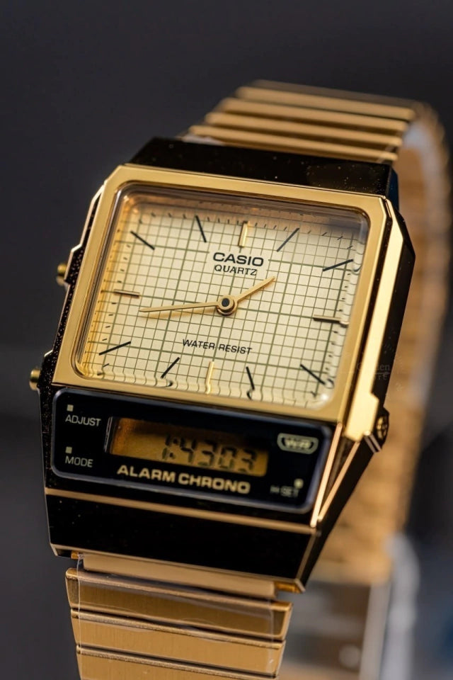 Reloj Casio AQ-800EG-9A Estilo Retro Vintage